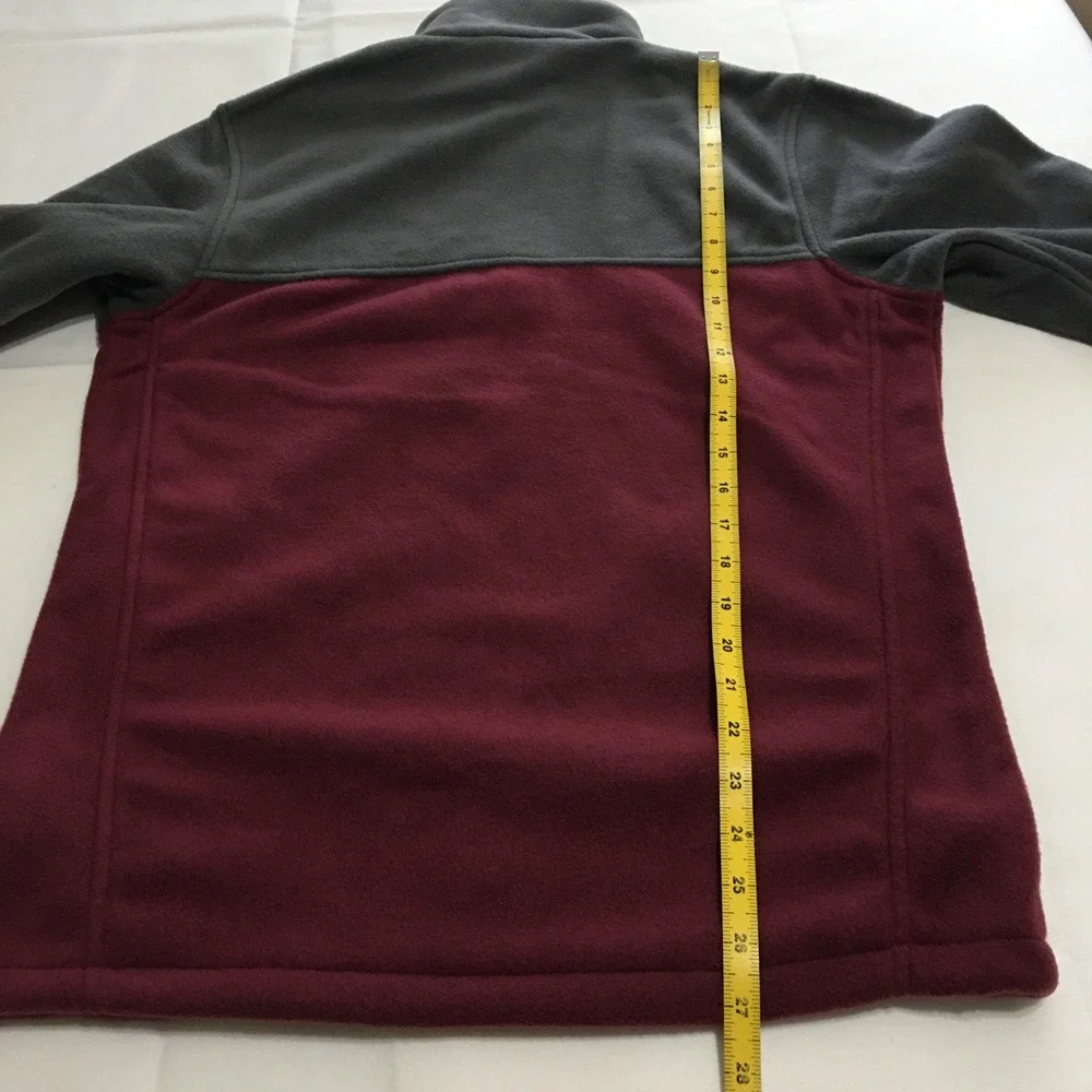 Columbia Steens Mountain Full Zip 2.0 Jacket Mens Small Maroon Gray NWT $65.00